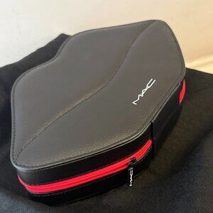 MAC Limited Edition Lip Case – Black & Red Makeup Organizer – Rare